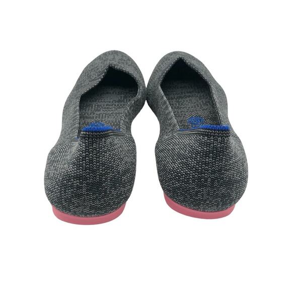 Rothy's The‎ Flat in Charcoal Birdseye Women’s Size 9 - Picture 5 of 10